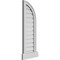 Ekena Millwork Quarter Round Top Right Surface Mount PVC Gable Vent w/ 2"W x 2"P Brickmould Sill Frame, 12"W x 36"H GVPQR12X3603SF - alternate 2